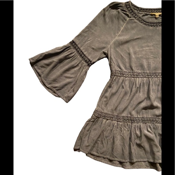 Flint and Moss bohemian style long sleeved intentionally distressed dre… - Picture 7 of 12